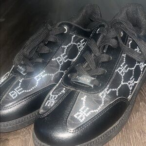 bebe Black and Silver Women's Sneakers